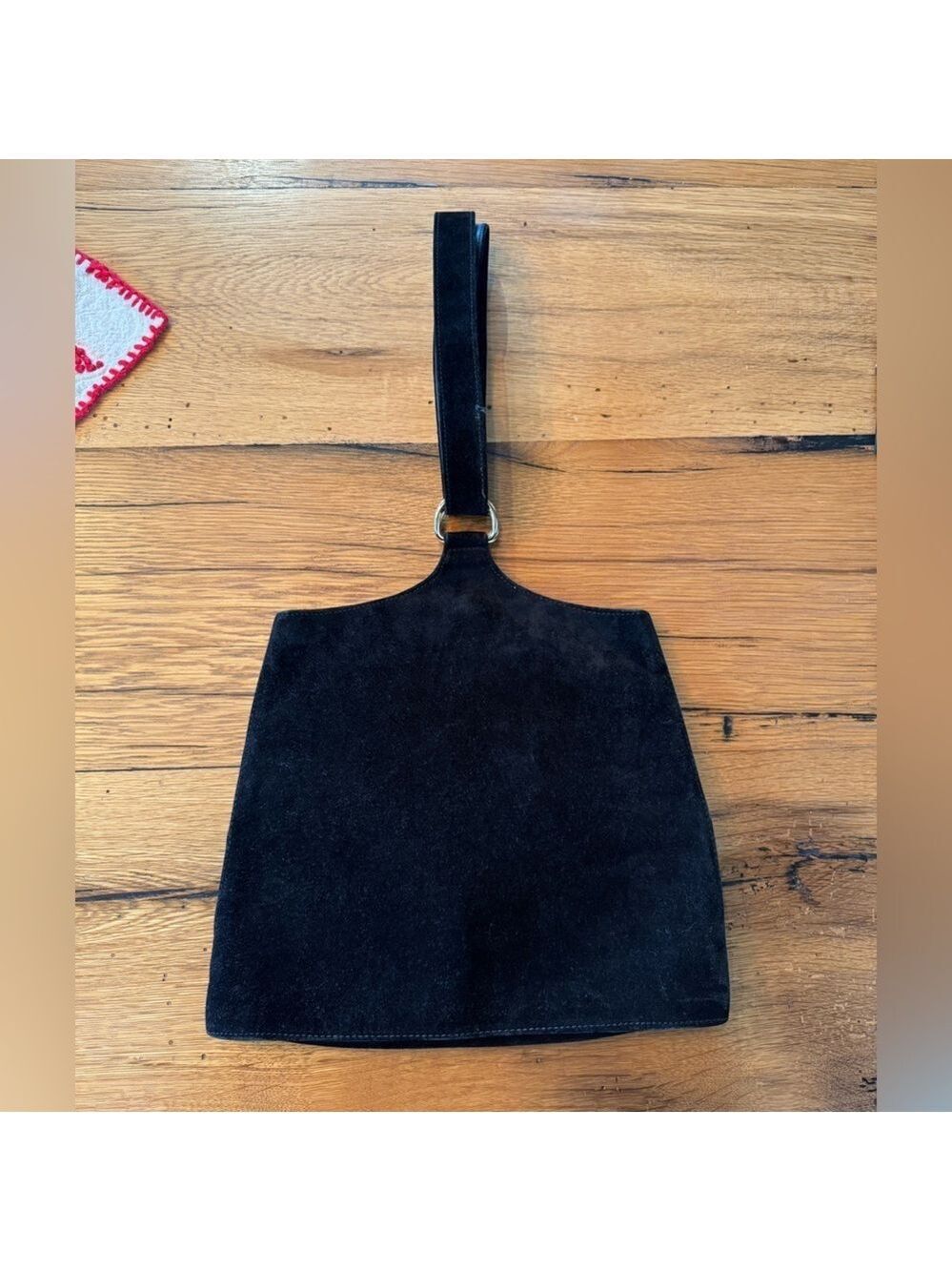 Nordstrom Suede And Genuine Leather Vintage Purse Handbag Shoulder Bag